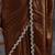 Brown sequinse lace border Satin Saree with blouse