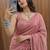 Embroidered Organza Designer Saree with blouse