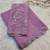 Purple Embroidered Organza Designer Saree