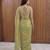 Green Embroidered Organza Designer Saree with blouse 