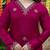 Rani pink viscose glass suit with chanderi dupatta