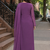 Purple georgette kurta with viscose bottom & nazmin dupatta