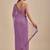 Lavender Embellished Sequinned Chiffon Designer Saree with blouse 