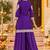 Women's cording and sequin work chinon kurta set with dupatta