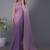 Lavender Woven Design Zari Satin Saree with blouse 