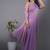 Lavender Woven Design Zari Satin Saree with blouse 