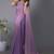 Lavender Woven Design Zari Satin Saree with blouse 