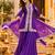 Women's cording and sequin work chinon kurta set with dupatta