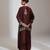 Brown embroidered crepe co ord set