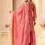 pink fandy silk   party  embroidery wear  sharara suit set