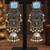 German silver geometric multi long jhumka earrings