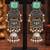 German silver geometric pink green long jhumka earrings
