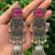 German silver geometric red green long jhumka earrings