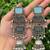 German silver geometric sky blue long jhumka earrings