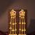 Gold plated peacock motif long kashmiri earrings