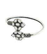 German silver white color adjustable bracelet