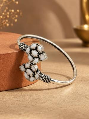 German silver white color adjustable bracelet 2