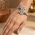 German silver white color adjustable bracelet