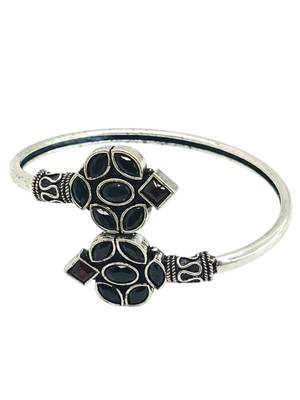 German silver black color adjustable bracelet 1
