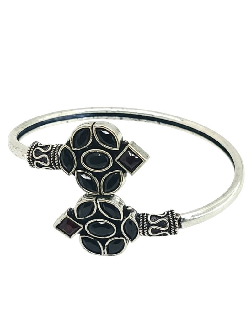 German silver black color adjustable bracelet