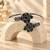 German silver black color adjustable bracelet
