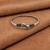German silver snakehead pink stone adjustable kada bracelet