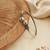 German silver snakehead white stone adjustable kada bracelet