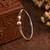 German silver snakehead wine stone adjustable kada bracelet