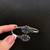 German silver oxidized multi teardrop kada bracelet