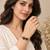 Gold plated geometric black adjustable kada bracelet
