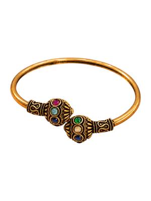 Gold plated multi adjustable kada bracelet 4