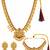 Temple laxmi peacock combo jewellery set