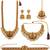 Bridal temple combo jewellery set with kamarbandh