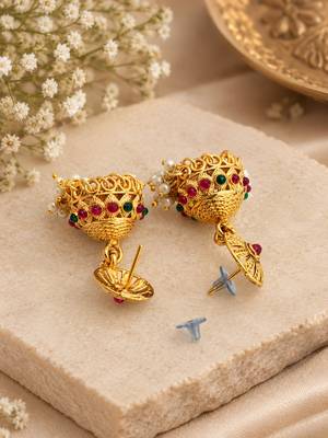 Bridal temple combo jewellery set with kamarbandh 4