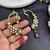 Kundan Red Stone Ear Cuff Earrings: Gold Tone Indian Bridal Jewelry