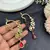 Kundan Red Stone Ear Cuff Earrings: Gold Tone Indian Bridal Jewelry