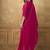 Pink premium mal chanderi embroidered kurta set with pant & embroidered lace dupatta