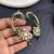 Kundan Green Stone Ear Cuff, Indian Bridal Jewelry, Gold Tone Ear Wrap