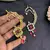 Kundan Red Stone Ear Cuff Earrings, Gold Plated Jhumka, Indian Bridal Jewelry