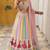 Printed Georgette Fabric Lehenga Choli Set For women's
