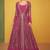 Rani pink silk blend embroidered   sequins free size top