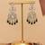 Royal polki kundan green stone layered necklace set with maang tikka