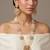 Gold plated kundan long layered bridal necklace set