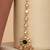Gold plated green kundan polki rani haar necklace set