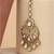 Gold plated kundan long haar necklace set