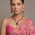 Royal ruby pink kundan collar necklace set