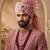 Gold plated green kundan groom kalangi