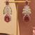 Royal ruby pink kundan collar necklace set