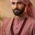 Gold plated royal ruby red kundan groom kalangi