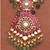 Gold plated royal heritage kundan layered necklace set